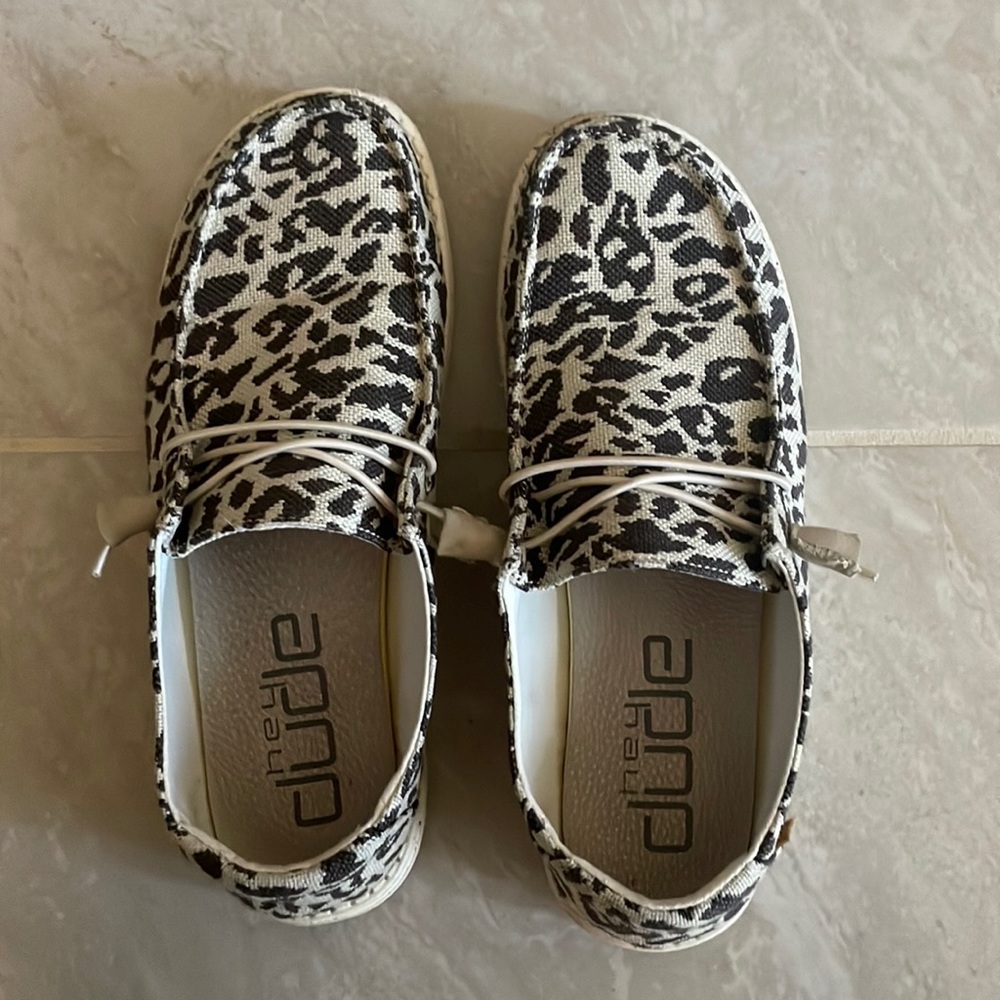 Leopard Print Hey Dudes